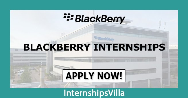 Blackberry Internships