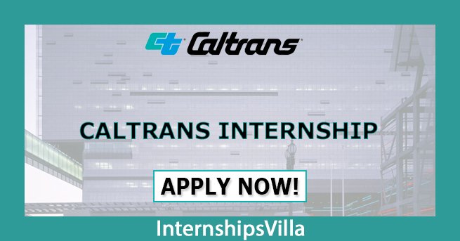 Caltrans Internship