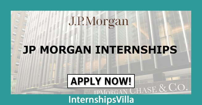 JP Morgan Internship