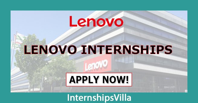 Lenovo Internships