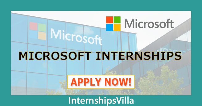 Microsoft Internships