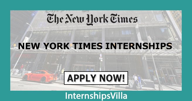 New York Times Internships